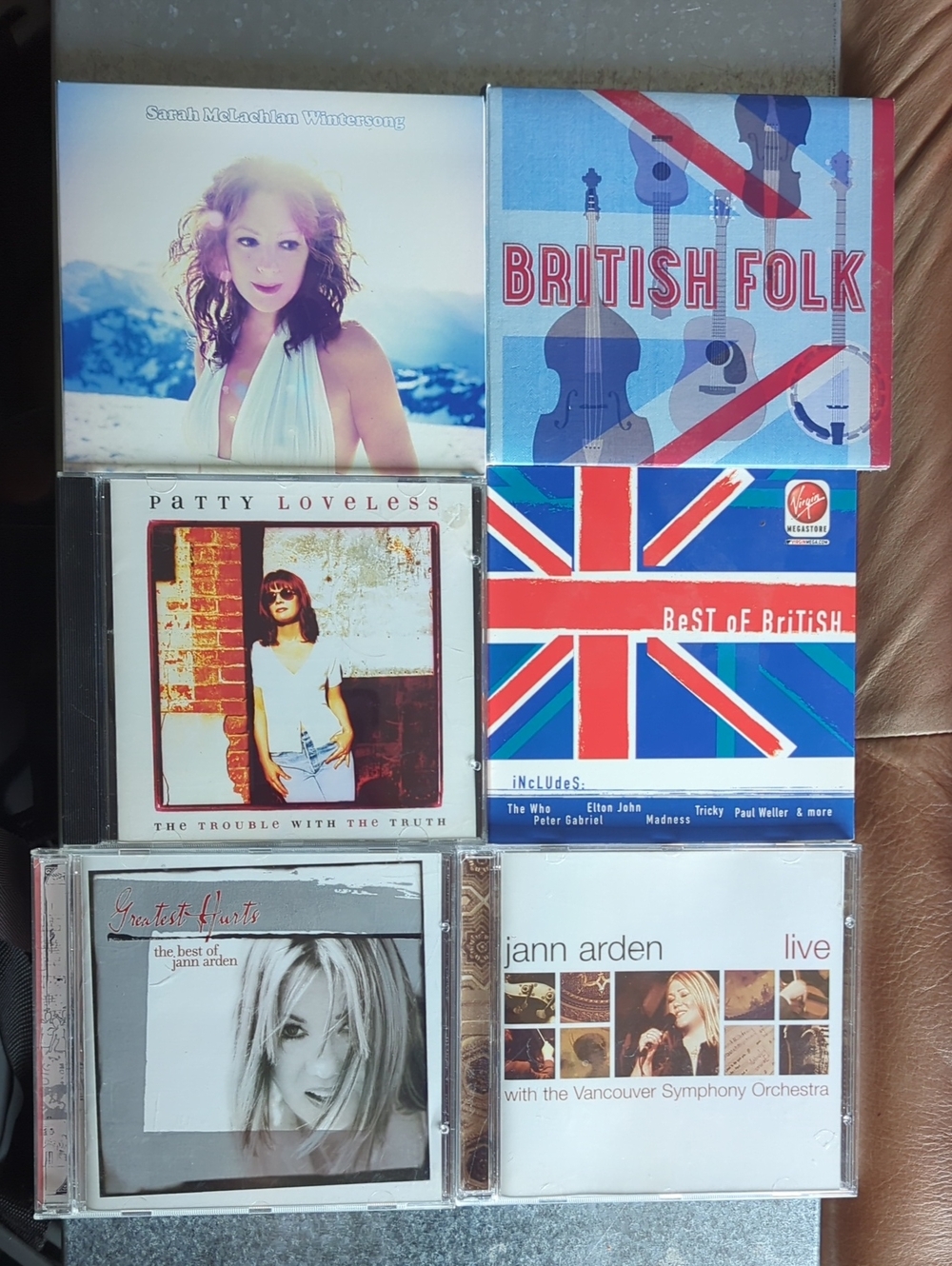 Cd Lot 5, Sarah Mclachlan, Best of British, Jann Arden